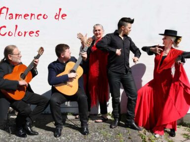 Flamenco optræden med Flamenco de Colores