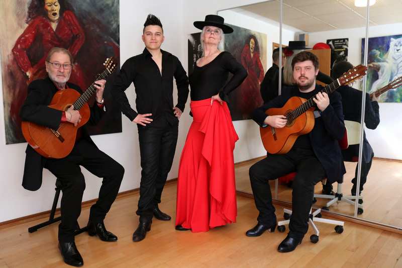 Flamenco optræden i Gallery ArtTour