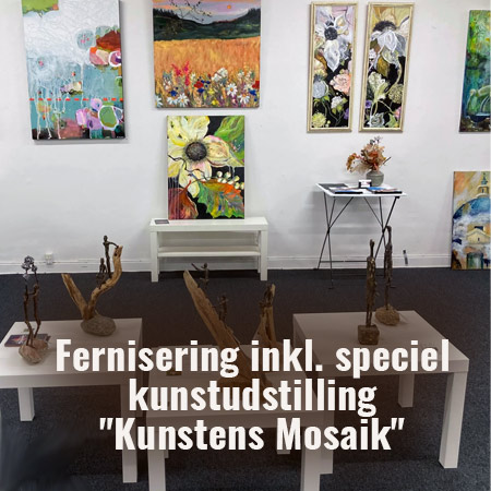 Fernisering og speciel "Kunstudstilling "Kunstens Mosaik"