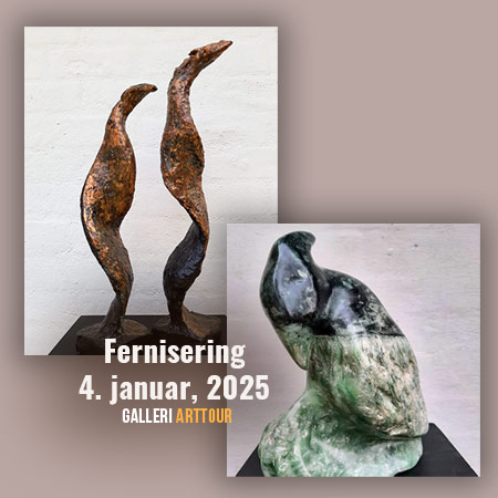 Fernisering, januar 4. 2025 i Galleri ArtTour